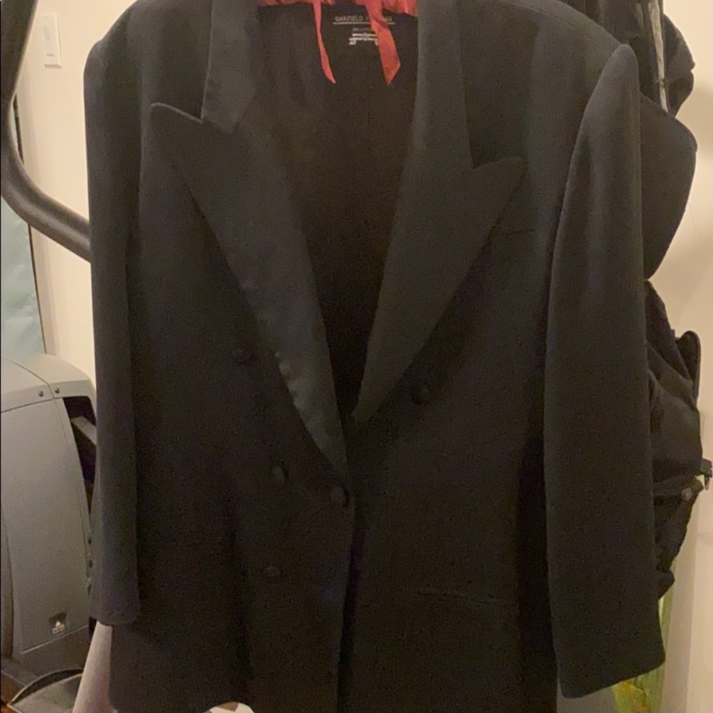 Double breasted black blazer